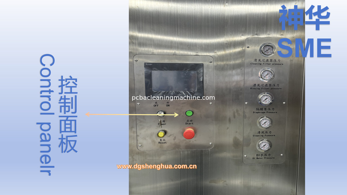SUS304 LEIDEN van de de Nevelwas van het roestvrij staalkader Mini en LUF van Micro- LEIDEN PCB met in Lijn Schoonmakend Systeem