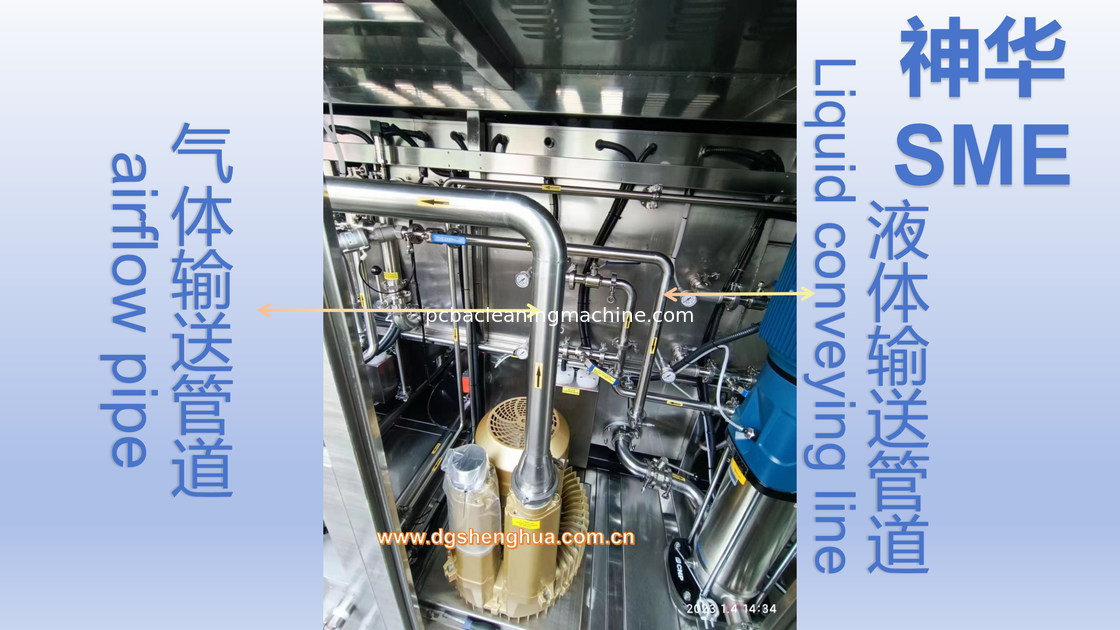 SUS304 LEIDEN van de de Nevelwas van het roestvrij staalkader Mini en LUF van Micro- LEIDEN PCB met in Lijn Schoonmakend Systeem