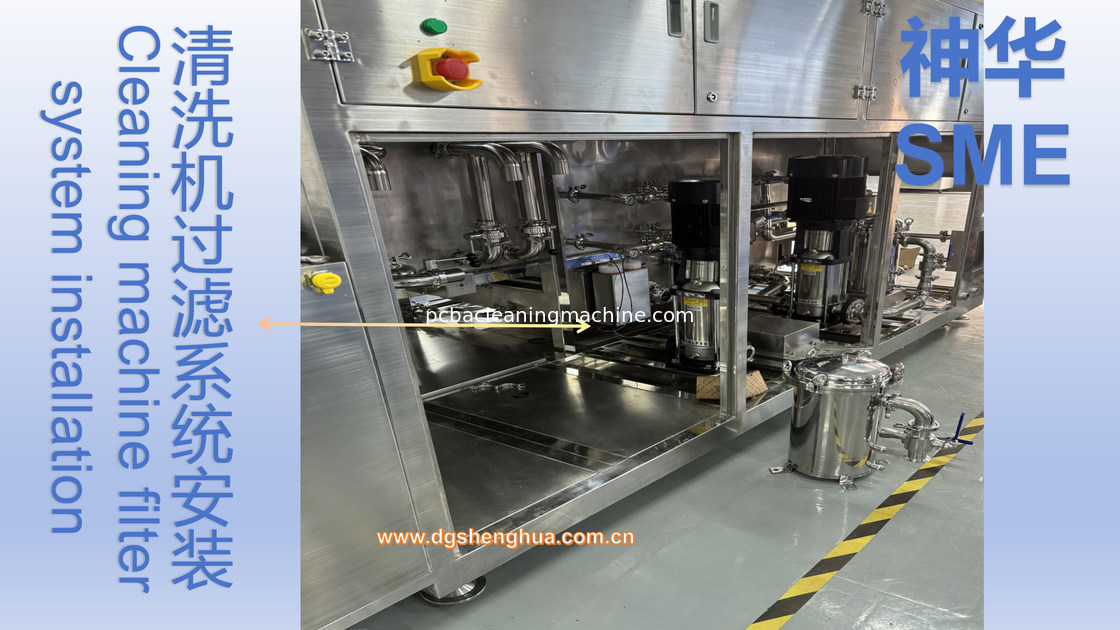 SUS304 LEIDEN van de de Nevelwas van het roestvrij staalkader Mini en LUF van Micro- LEIDEN PCB met in Lijn Schoonmakend Systeem