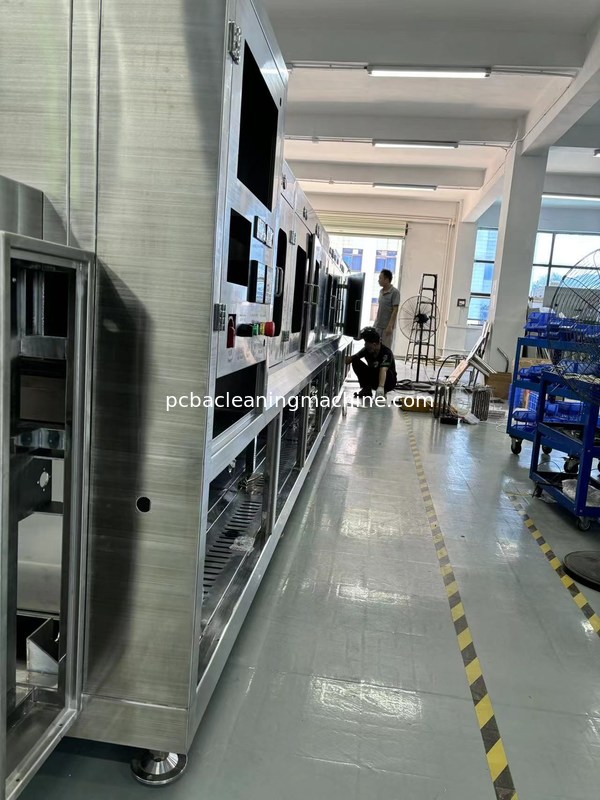 컨베이어 스프레이 타입 반도체 청소 기계, 필터 0.01umx1pcs, 크기 600mm, 전압 380V