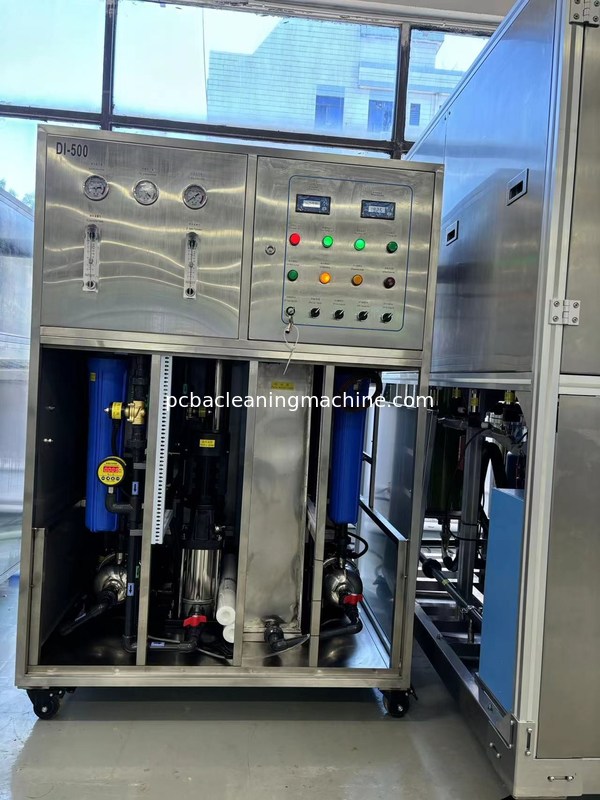 컨베이어 스프레이 타입 반도체 청소 기계, 필터 0.01umx1pcs, 크기 600mm, 전압 380V