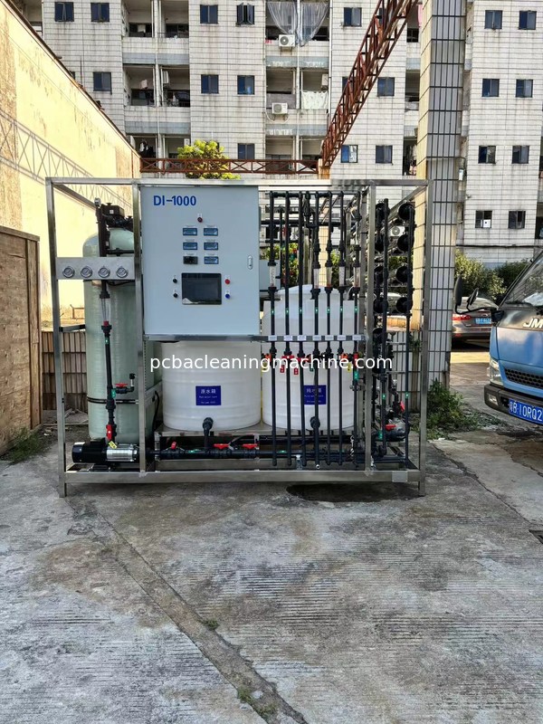 컨베이어 스프레이 타입 반도체 청소 기계, 필터 0.01umx1pcs, 크기 600mm, 전압 380V