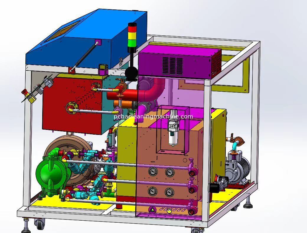 세탁 바구니 크기 Φ1500mm 3개의 스프레이 막대에서 깨끗한 액체 스프레이 상단 하단 전면 청소 바구니가 청소 중 회전 건조 시간 5~15분