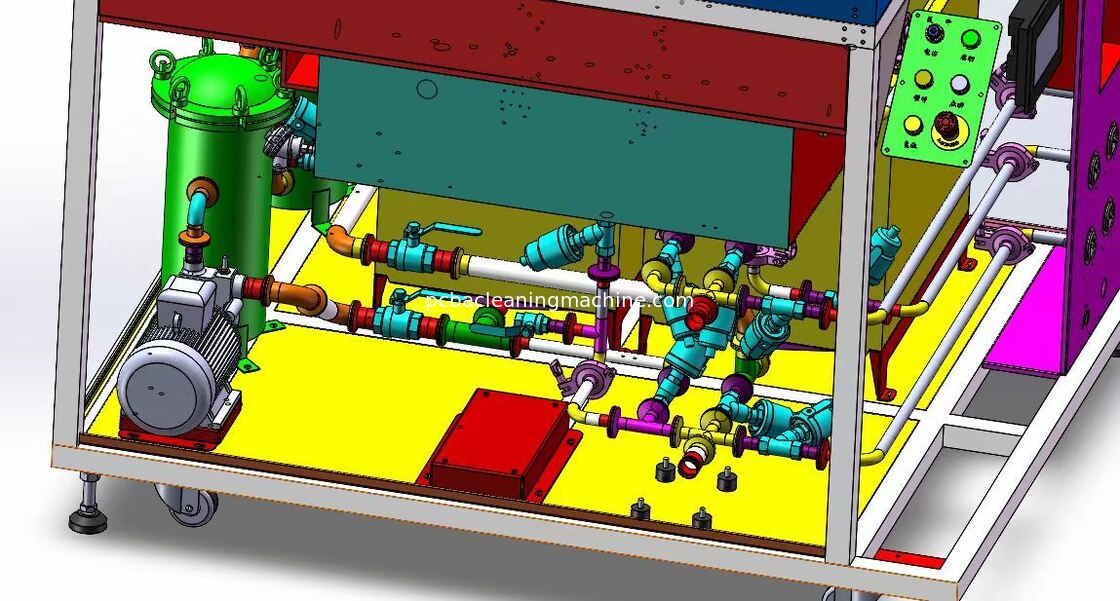 세탁 바구니 크기 Φ1500mm 3개의 스프레이 막대에서 깨끗한 액체 스프레이 상단 하단 전면 청소 바구니가 청소 중 회전 건조 시간 5~15분