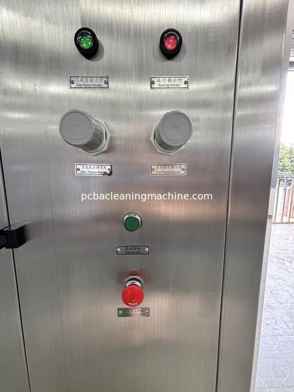 Machine Net Weight About 550KG Automatic Screen Cleaning Machine Stainless Steel Frame ABS Panels Cleaning Box Capacity 80L