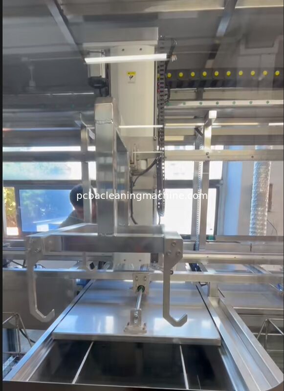 SME-3048  Pass Through Ultrasonic Cleaning Machine  Automatic Loading And Unloading Hot Air Drying