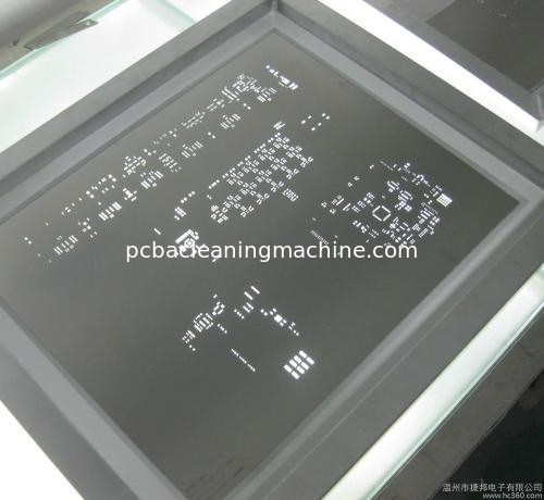 PC 2D와 SME-860 스텐실 세척  기계는 MES 연결을 위해 스캐너와 네트워크라고 모듈이라고 표시합니다