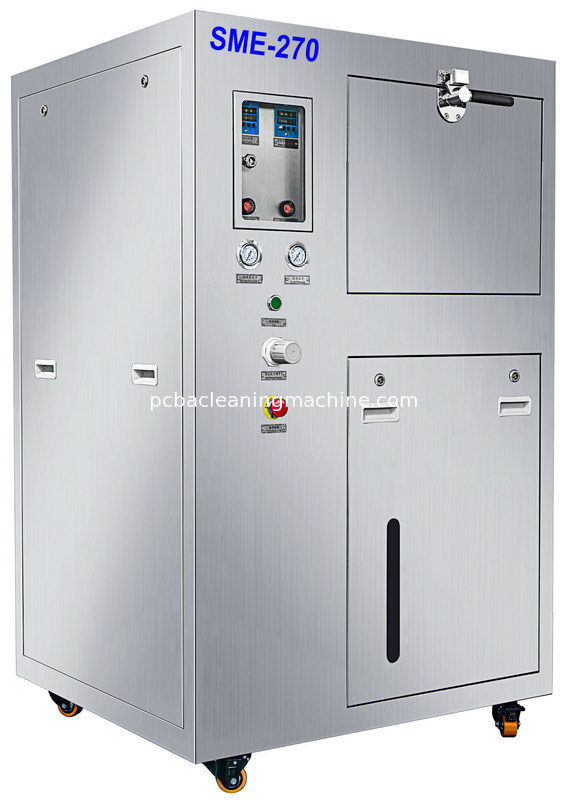 SMT 땜납 풀 PCB 인쇄를 위한 큰 크기 스테인리스 솔벤트 살포 미스 인쇄된 PCB 청소 기계